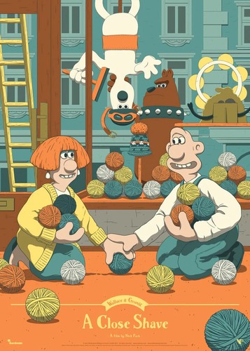 Wallace gromit close - gromit, a