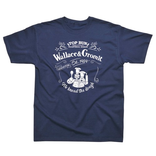Wallace gromit top - &, navy