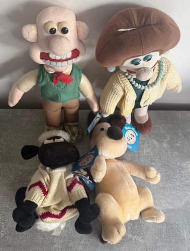 Wallace gromit stofffigur - &,